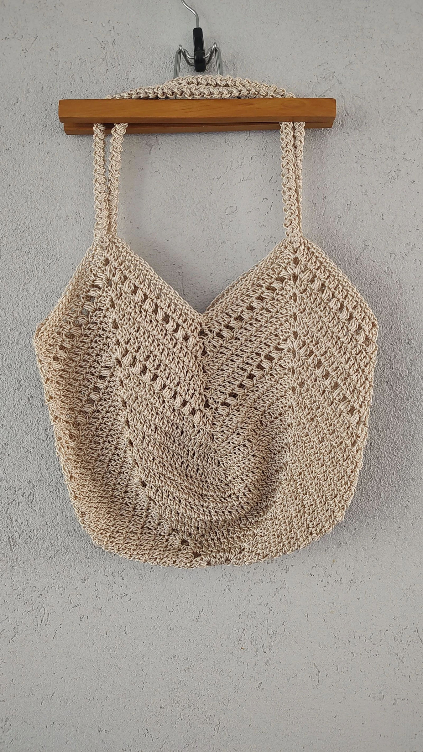 Boho Summer Nylon Crochet Tote Bag – photo 6